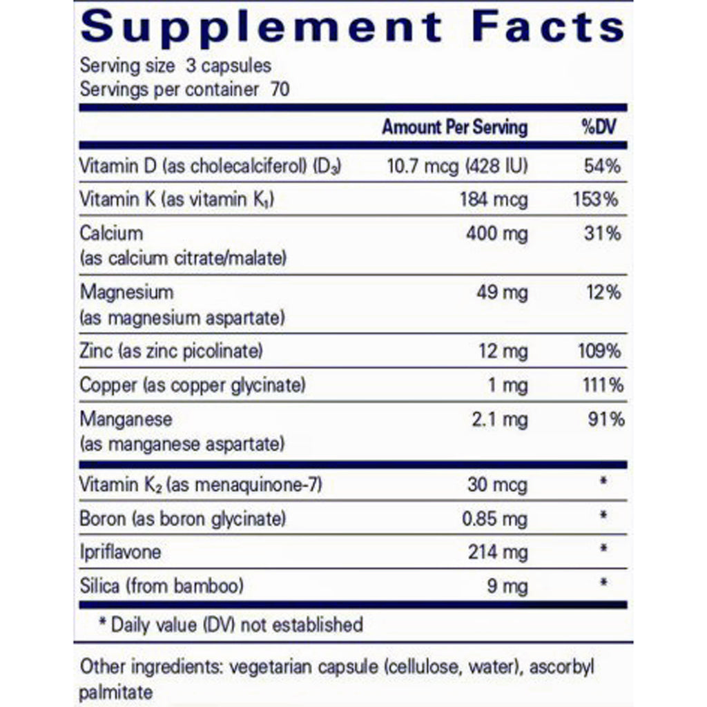 Pure Encapsulations (+) Cal with ipriflavone 210C