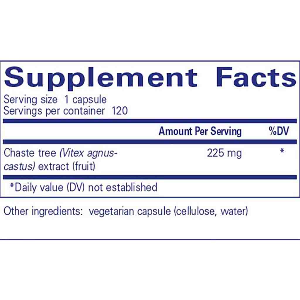 Pure Encapsulations Chaste tree (vitex) 120c