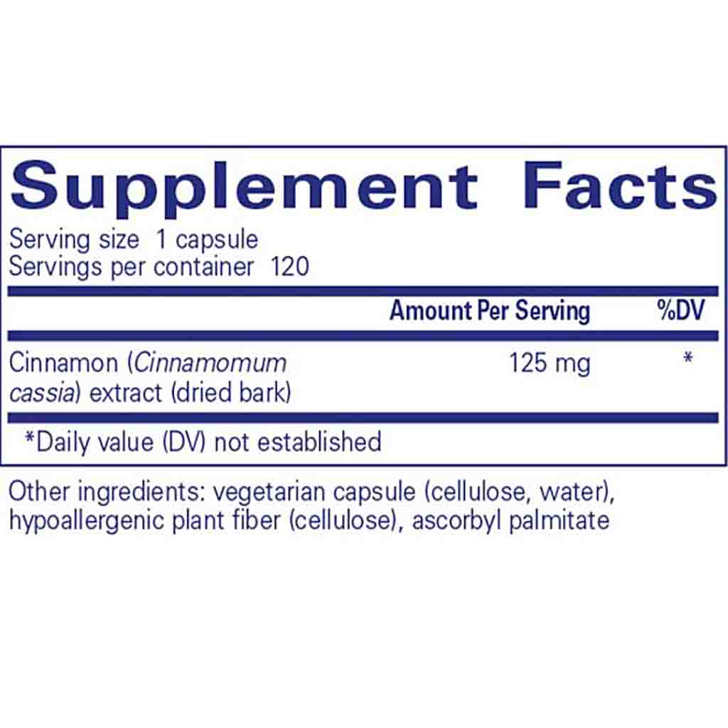 Pure Encapsulations Cinnamon WS 120c