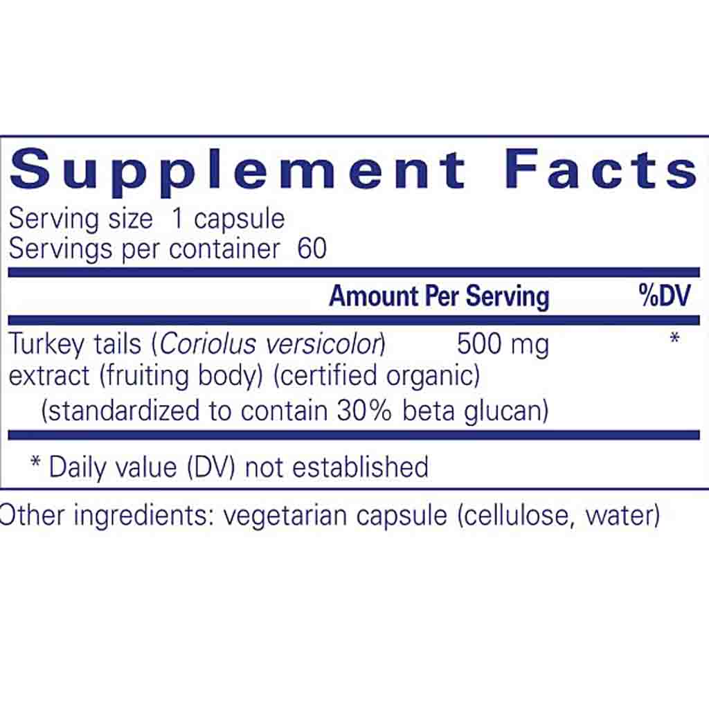 Pure Encapsulations Coriolus Extract 60c