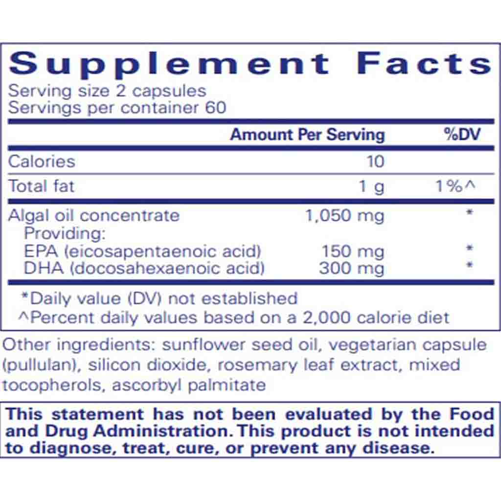 Pure Encapsulations EPA/DHA Vegetarian 120c