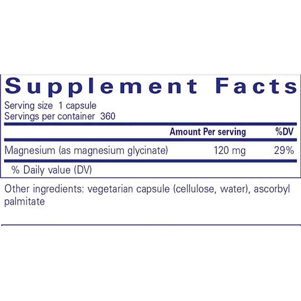 Pure Encapsulations Magnesium (glycinate) 360c