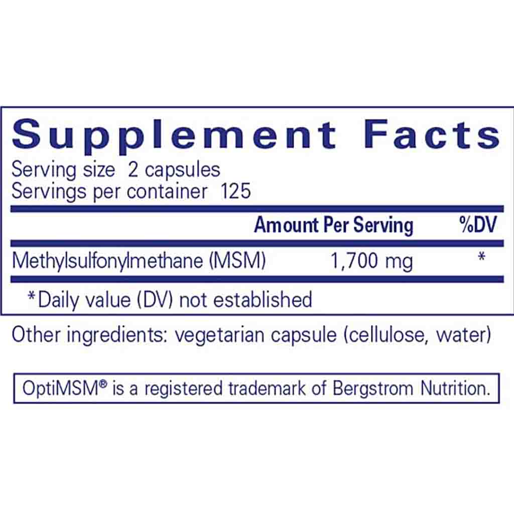 Pure Encapsulations MSM 250c