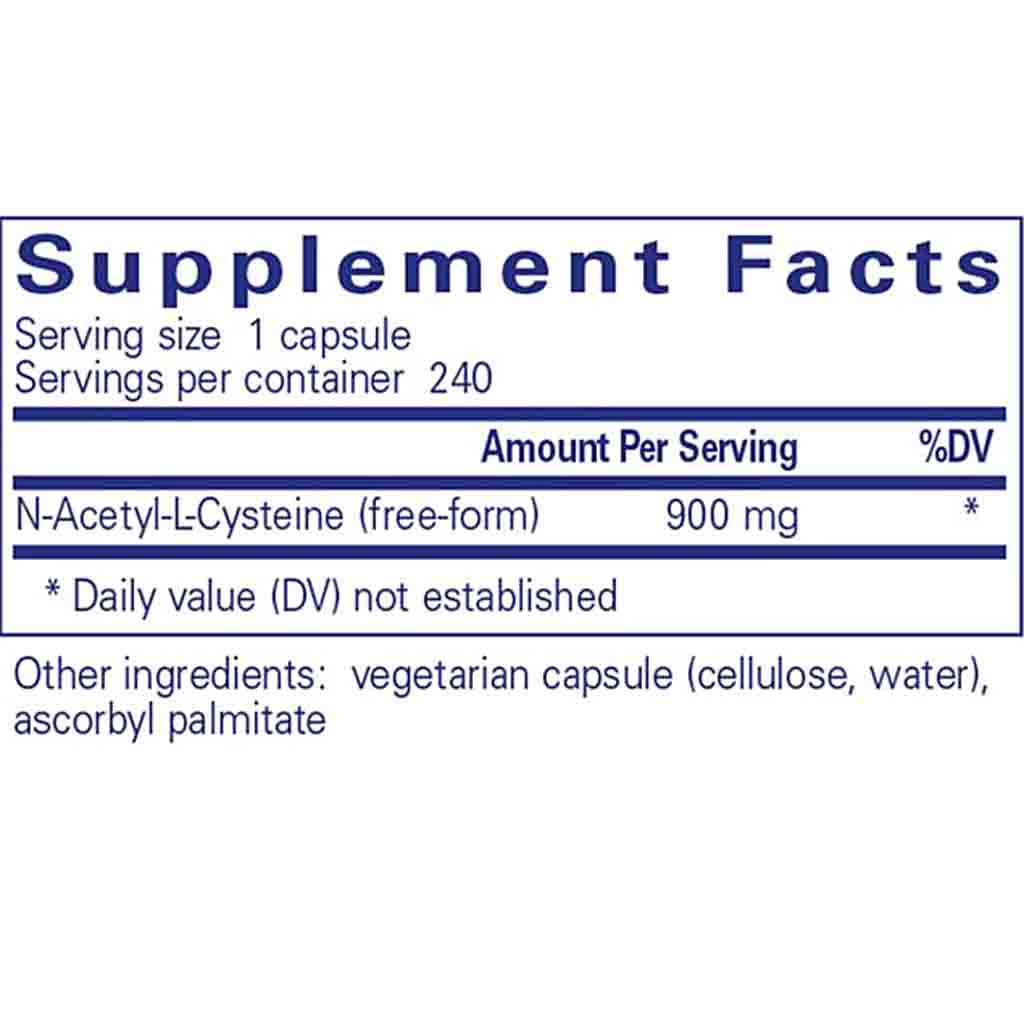 Pure Encapsulations NAC 900mg 240c