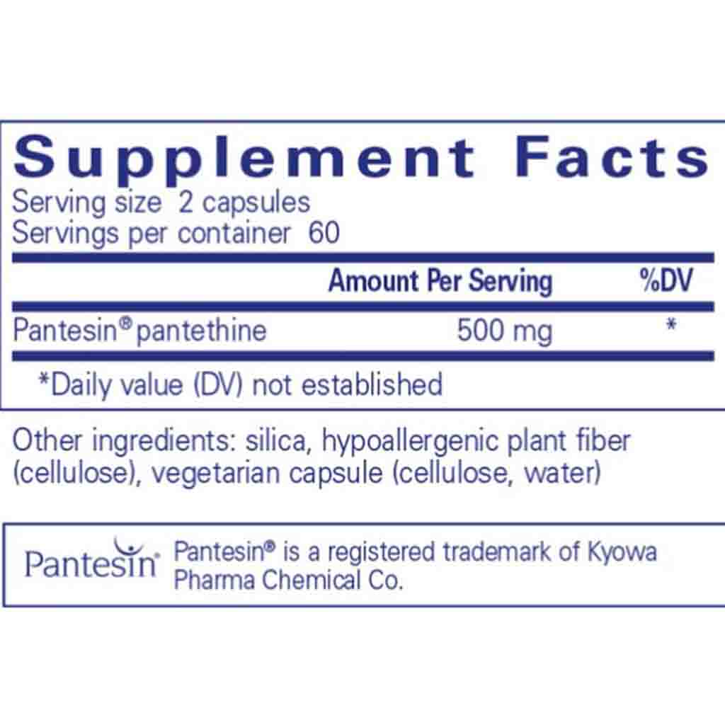 Pure Encapsulations Pantethine 120c