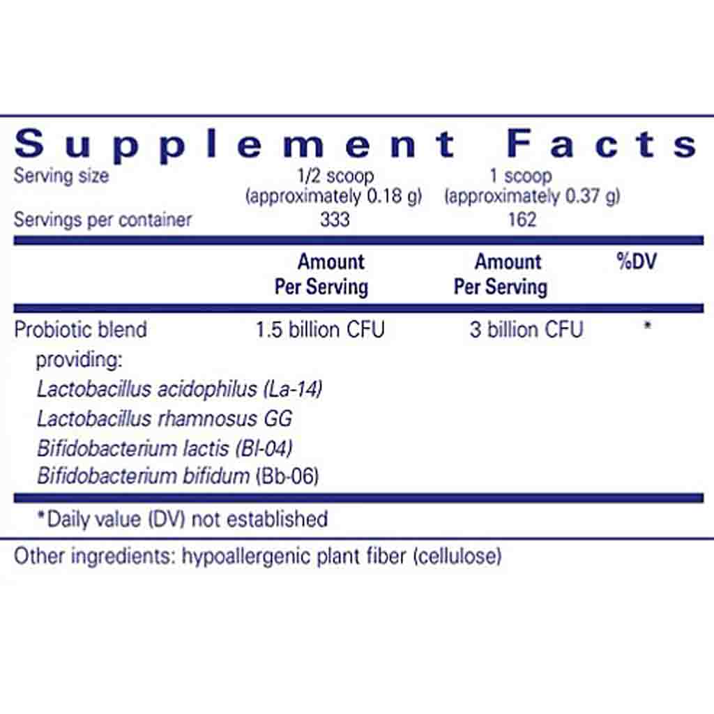 Pure Encapsulations Probiotic 123 60g