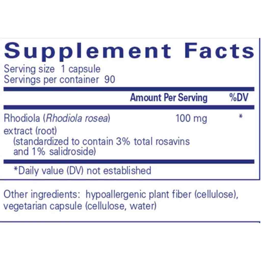 Pure Encapsulations Rhodiola Rosea 90c