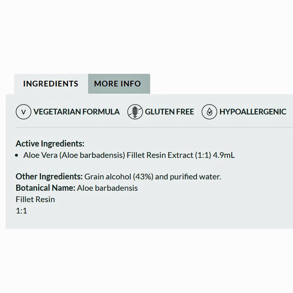 Professional Formulas Aloe Vera 4 oz
