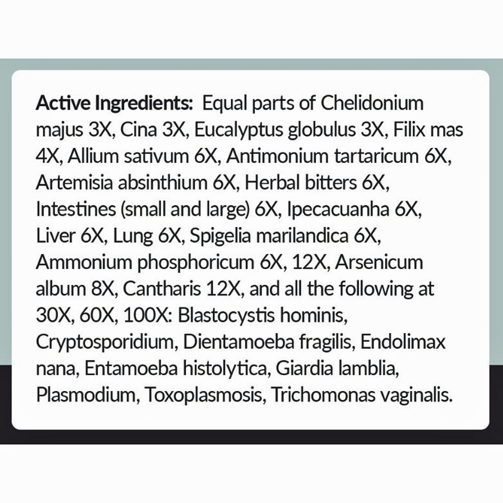 Professional Formulas Ameba/Protozoan Detox 2oz