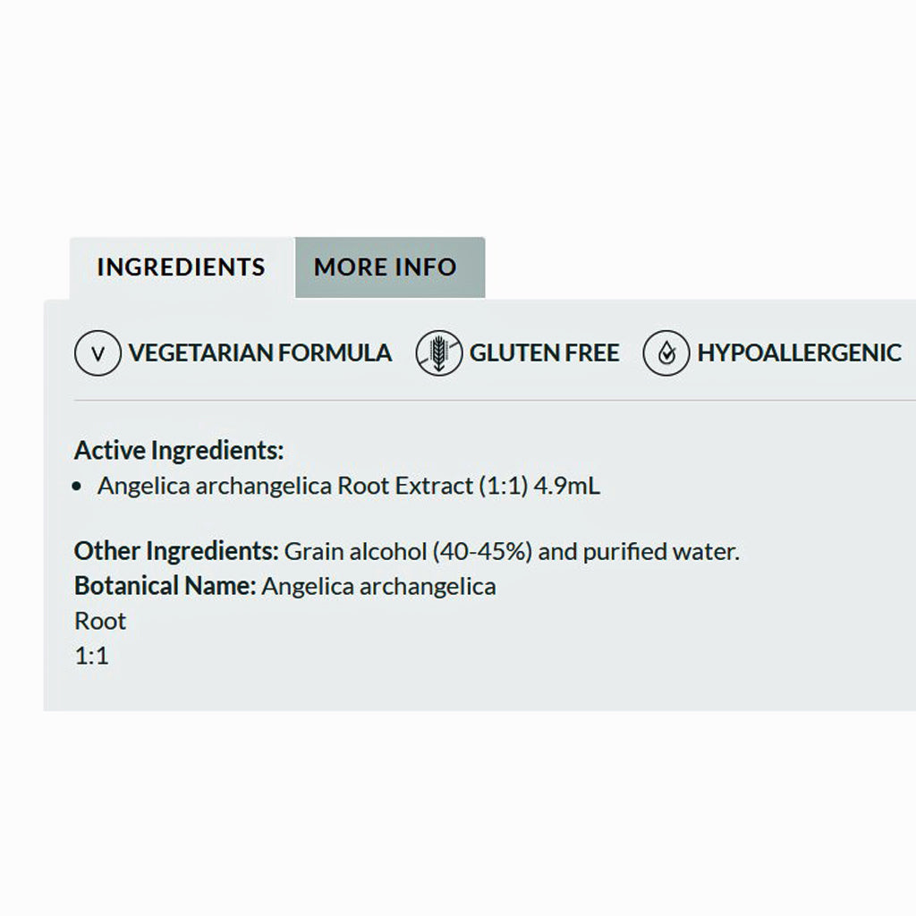 Professional Formulas Angelica (Archangelica Angelica) 8.4oz