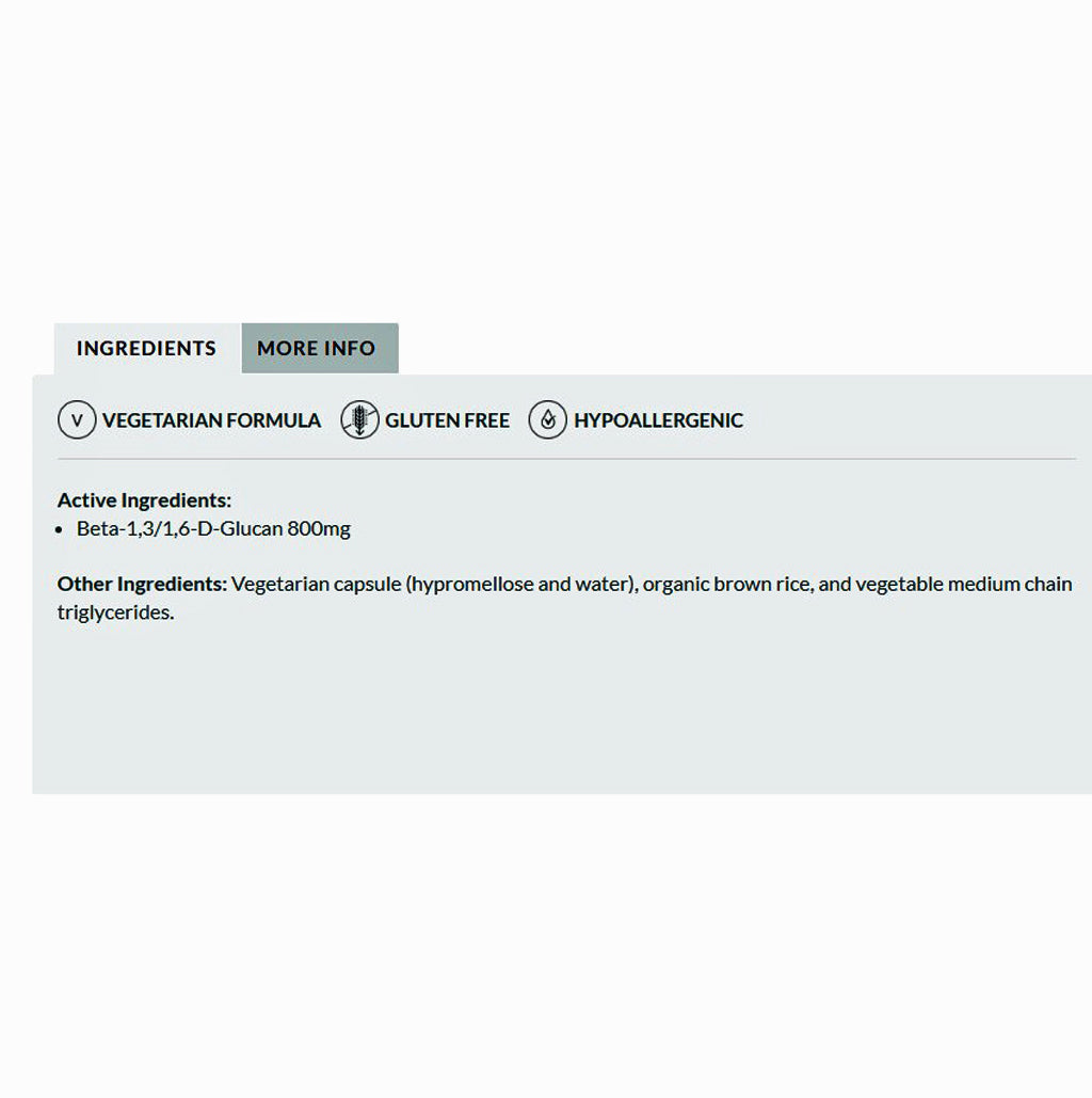 Professional Formulas Beta Glucan 90c