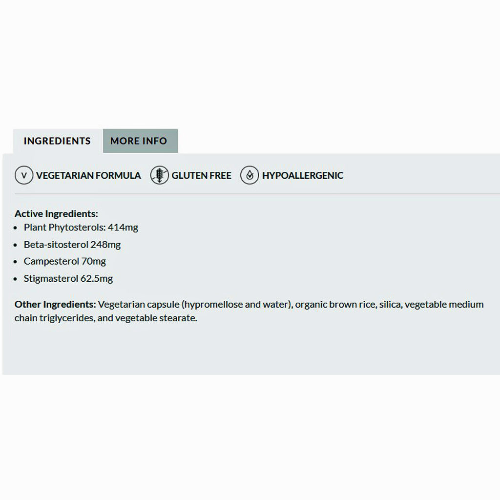 Professional Formulas Beta Sitosterol 120c