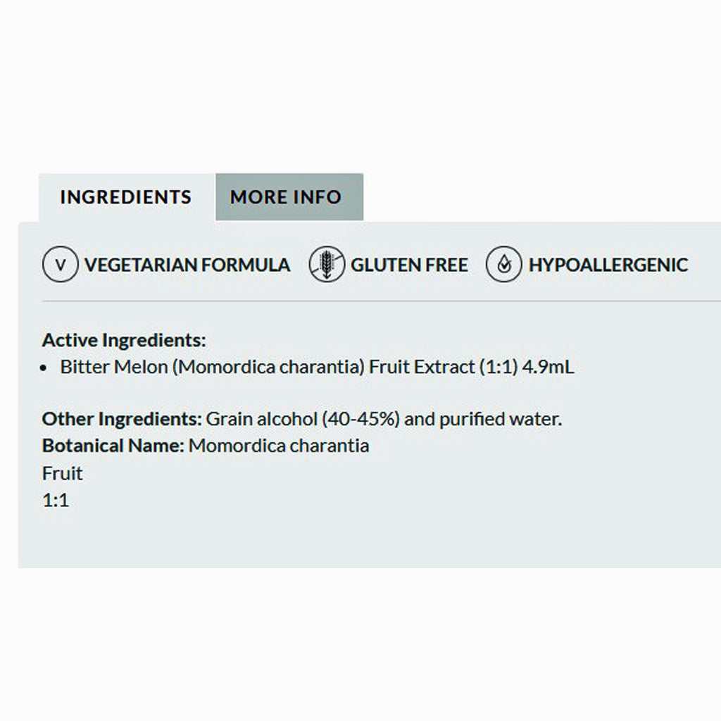Professional Formulas Bitter Melon (Momordica Charantia) 4 oz