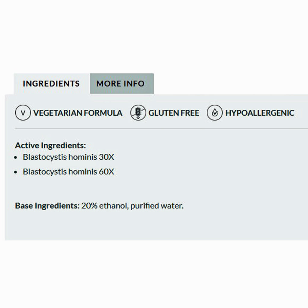 Professional Formulas Blastocystis Hominis Nosode 2oz