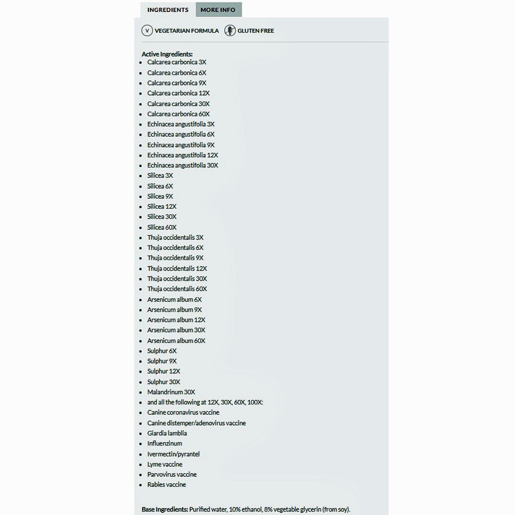 Professional Formulas Canine Immunization Drops 2oz (Pet)