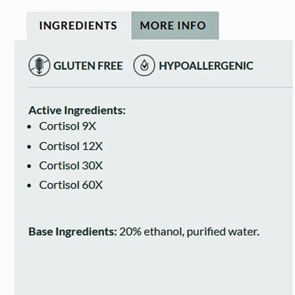 Professional Formulas Cortisol 1 oz.