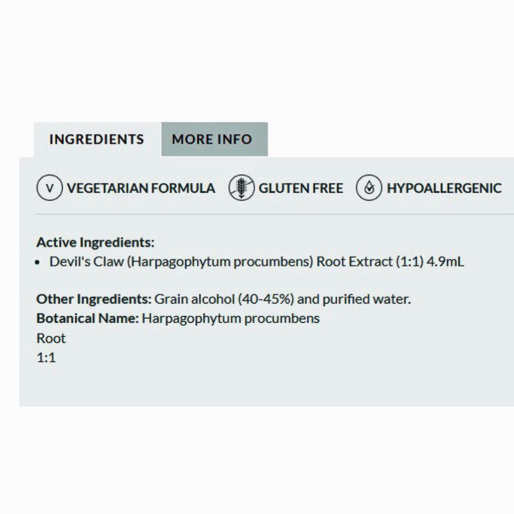Professional Formulas Devil's Claw (Harpagophytum procumbens) 8.4 oz