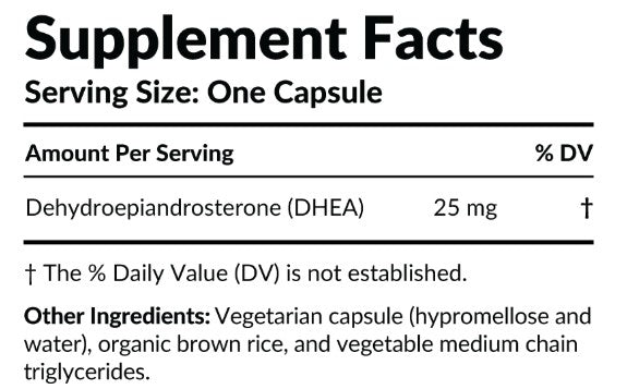 Professional Formulas DHEA Capsules 90c