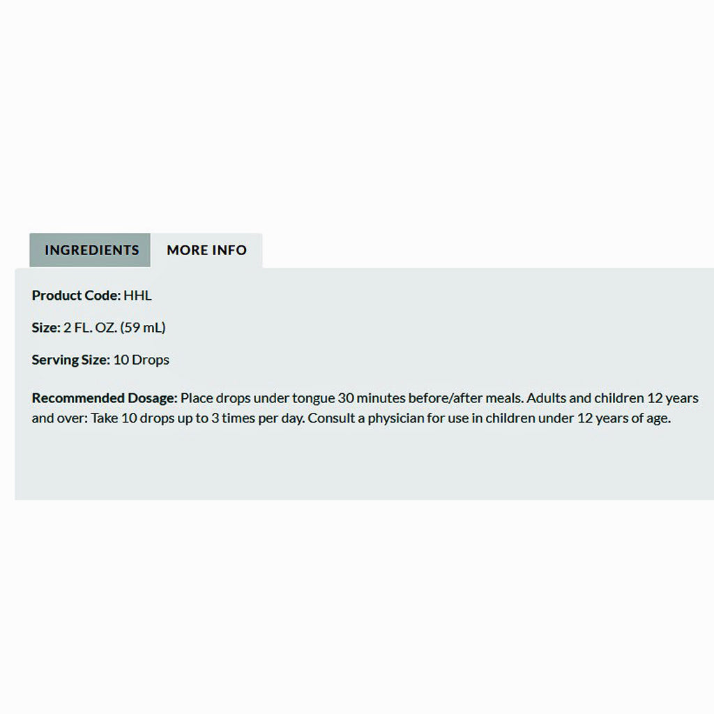 Professional Formulas Heart/Lung Drops 2oz