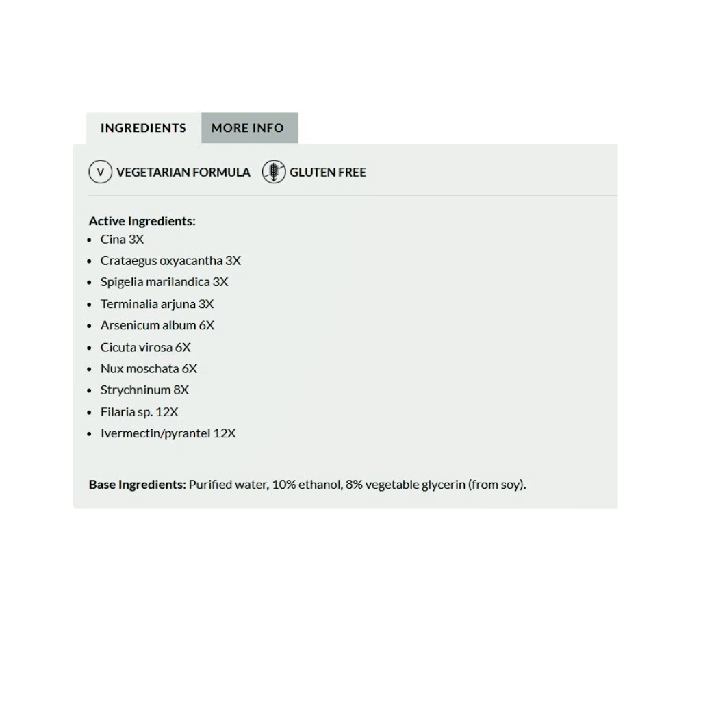 Professional Formulas Heartworm 2oz (Pet)