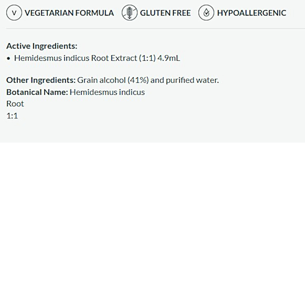 Professional Formulas Hemidesmus (Hemidesmus indicus) 8.4 oz