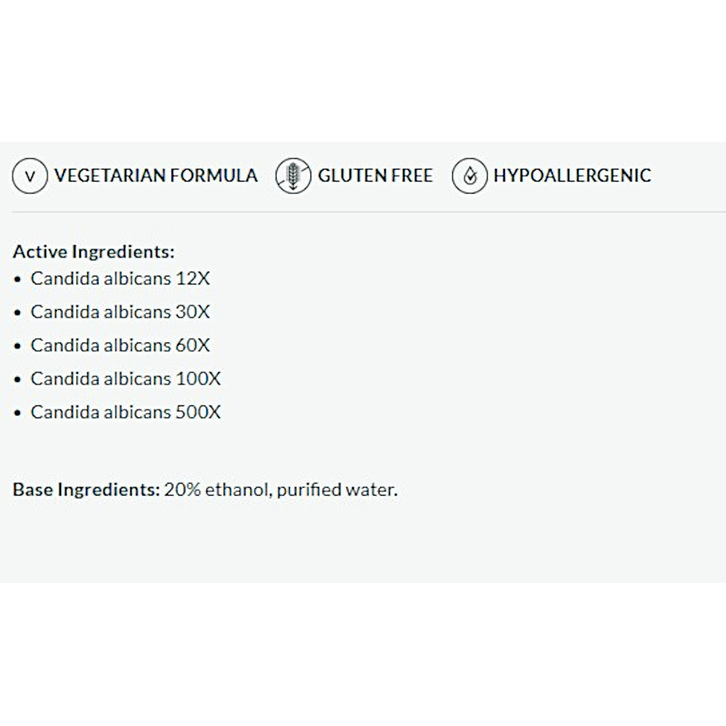 Product label with vegetarian, gluten-free, and hypoallergenic information on a white background.