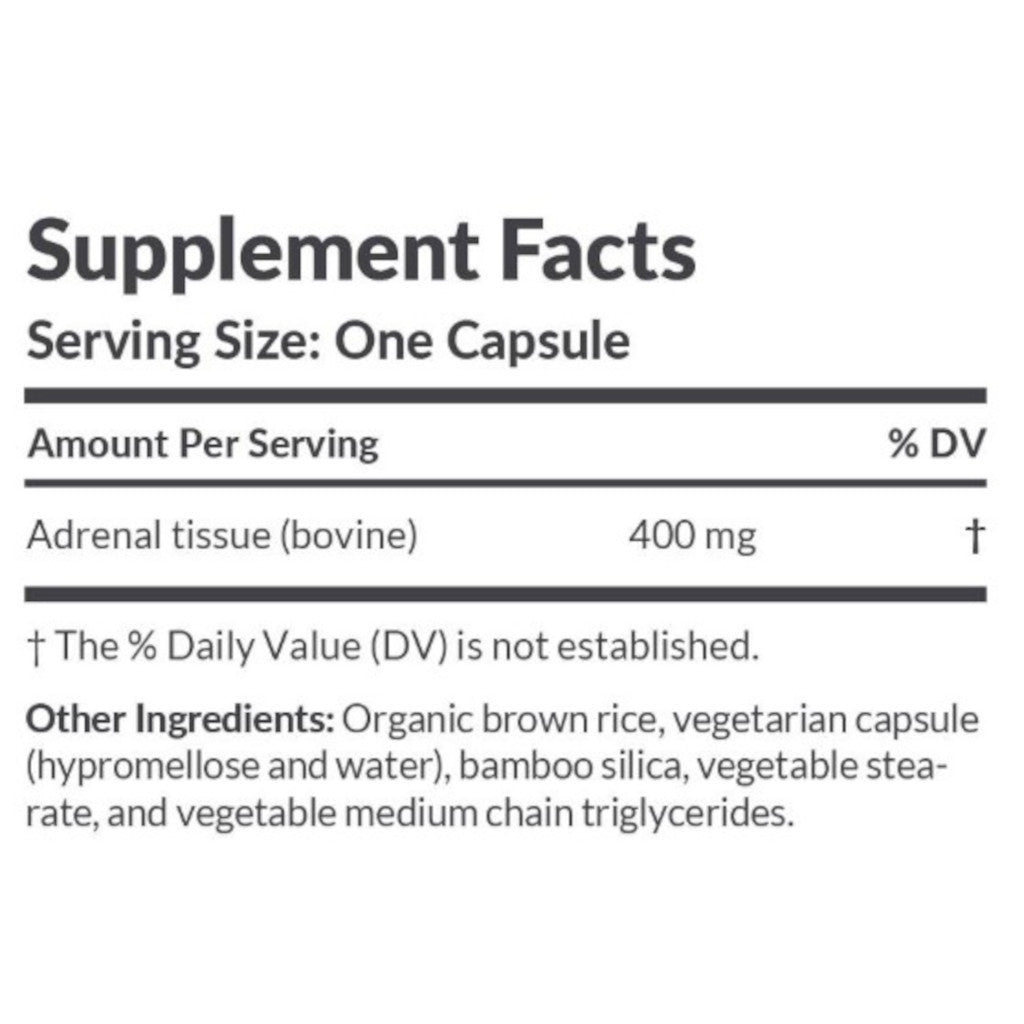 Professional Formulas Pure Adrenal 400 60c