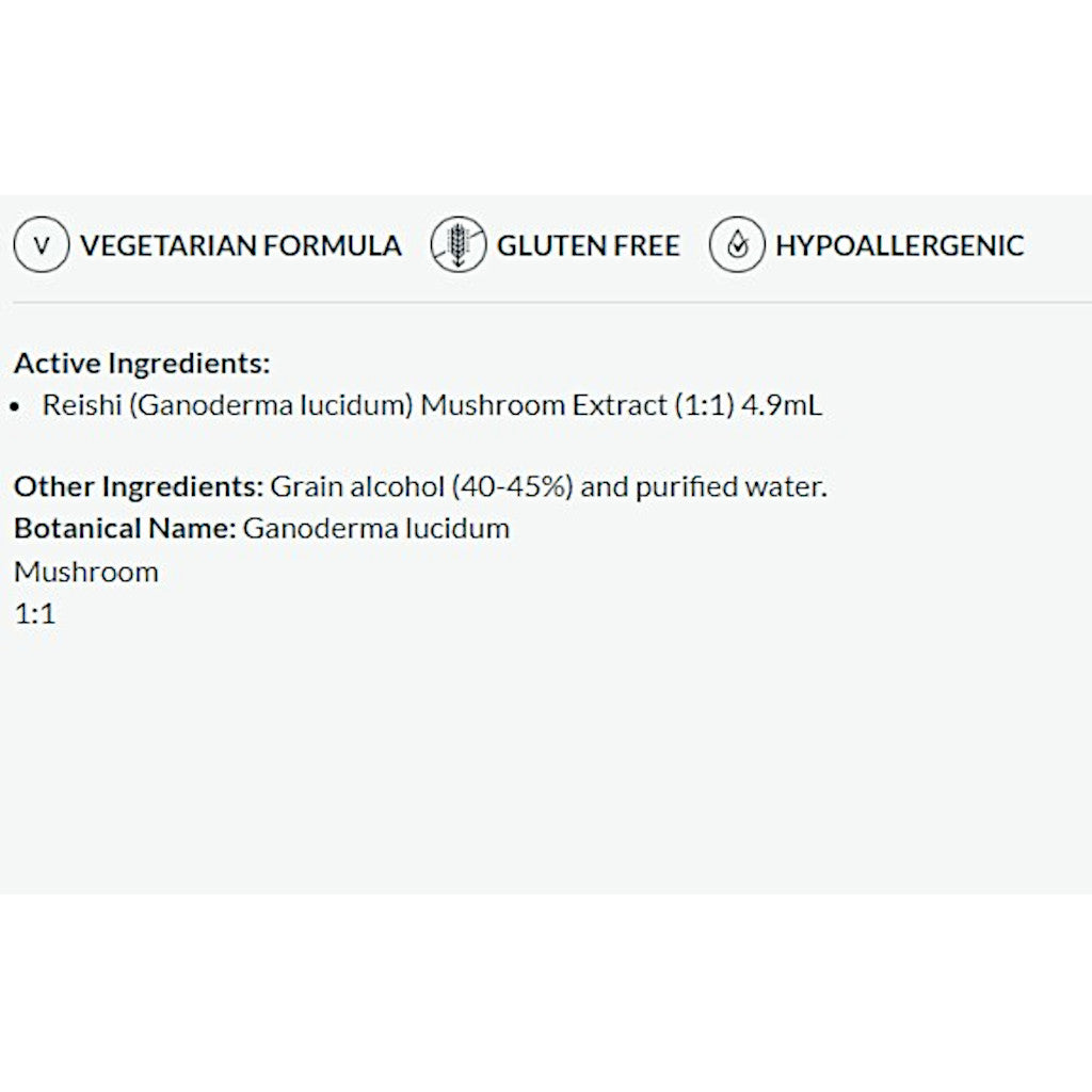 Ingredients list for a product with vegetarian, gluten-free, and hypoallergenic labels.