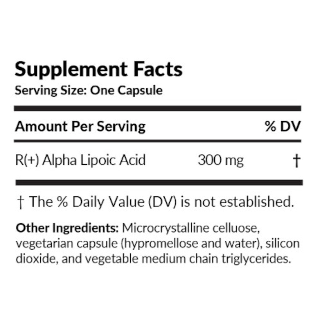 Professional Formulas R (+) Alpha Lipoic Acid 60c