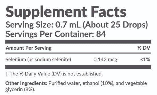 Supplement facts label with serving size, servings per container, and ingredient list.