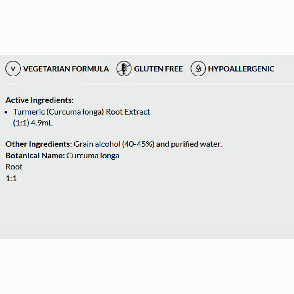 Product label with active and other ingredients, vegetarian, gluten-free, and hypoallergenic indicators.