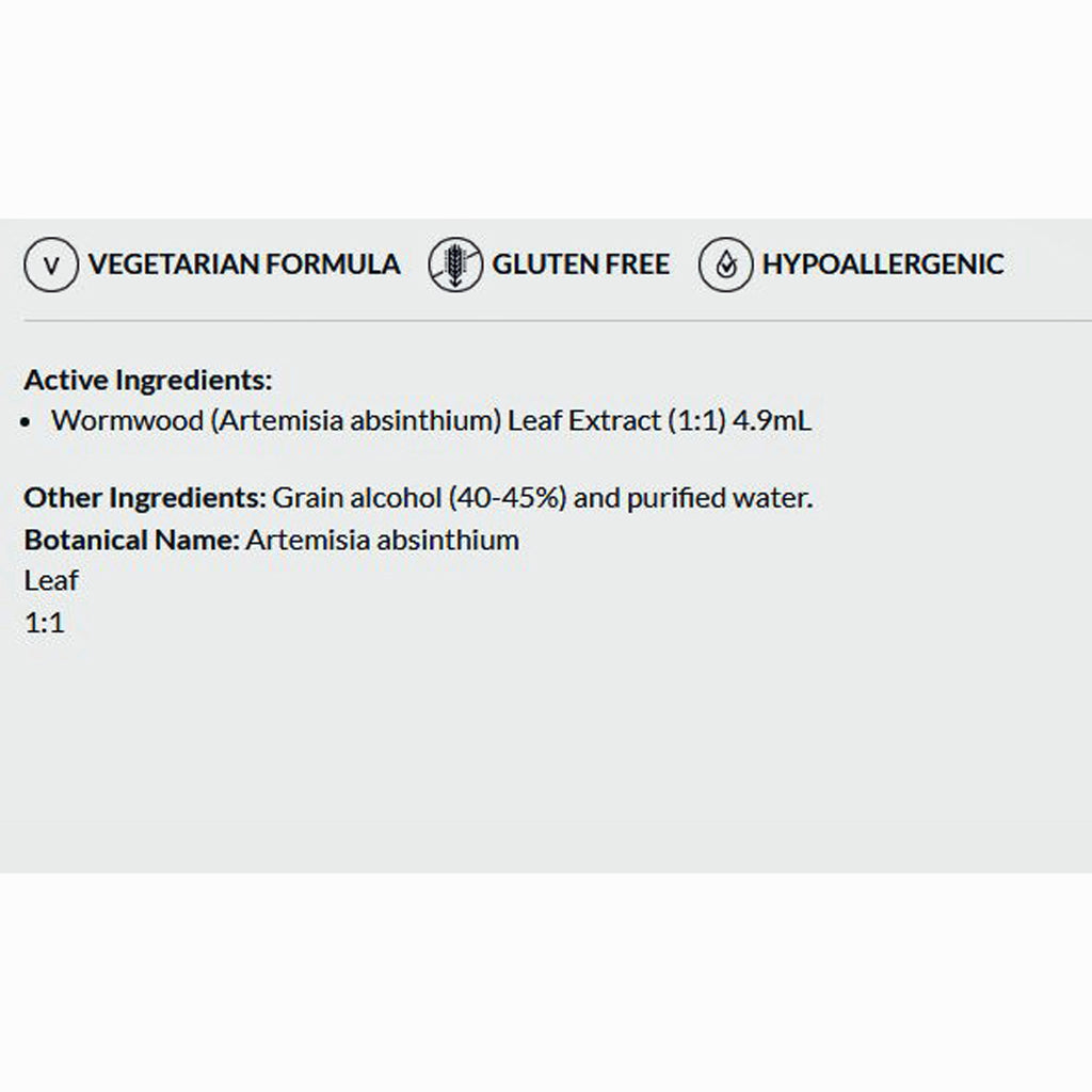 Product label with vegetarian, gluten-free, and hypoallergenic information on a white background.