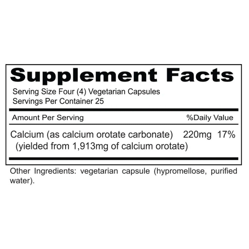 Priority One Calcium Orotate 100vc