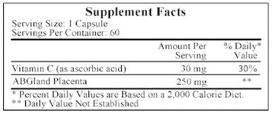 Ecological Formulas Placenta 60c