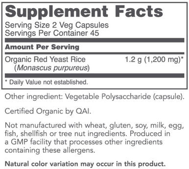 Protocol for Life Balance Red Yeast Rice Extract 600 mg 90vc