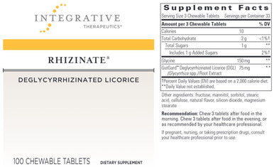 Integrative Therapeutics Rhizinate 100 Chewables