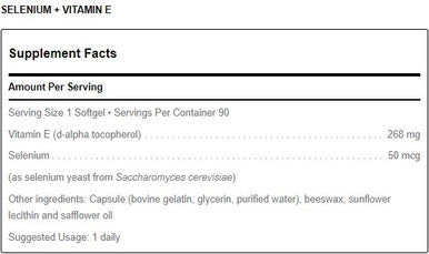 Douglas Laboratories Selenium + Vitamin E 90sg