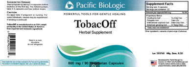 Pacific Biologic TobacOff 90c