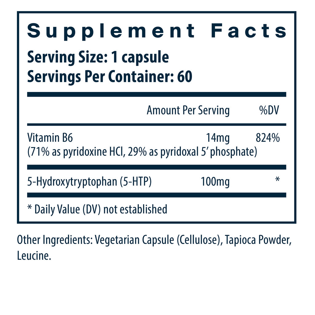 Vital Nutrients 5HTP 100mg 60vc