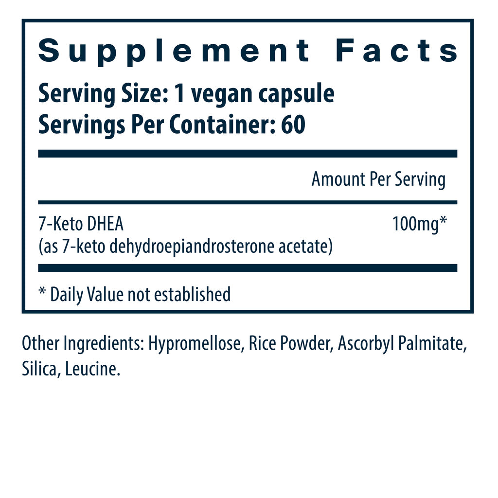 Vital Nutrients 7-keto DHEA 100mg 60vc
