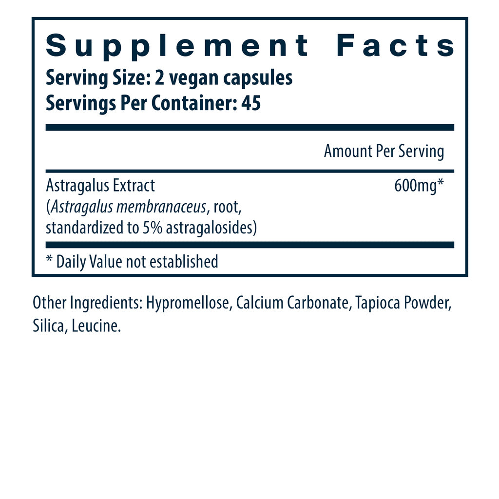 Vital Nutrients Astragalus Root Extract 90vc
