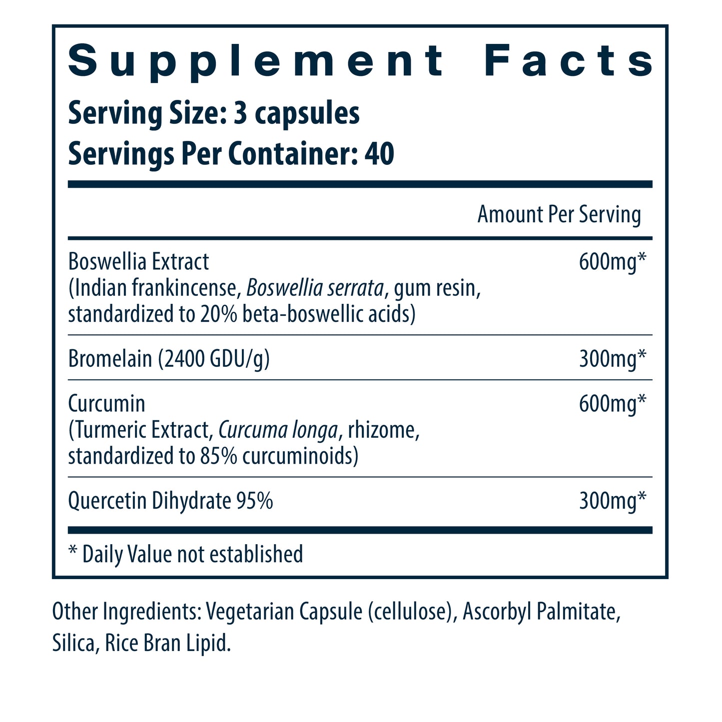 Vital Nutrients BCQ 120vc