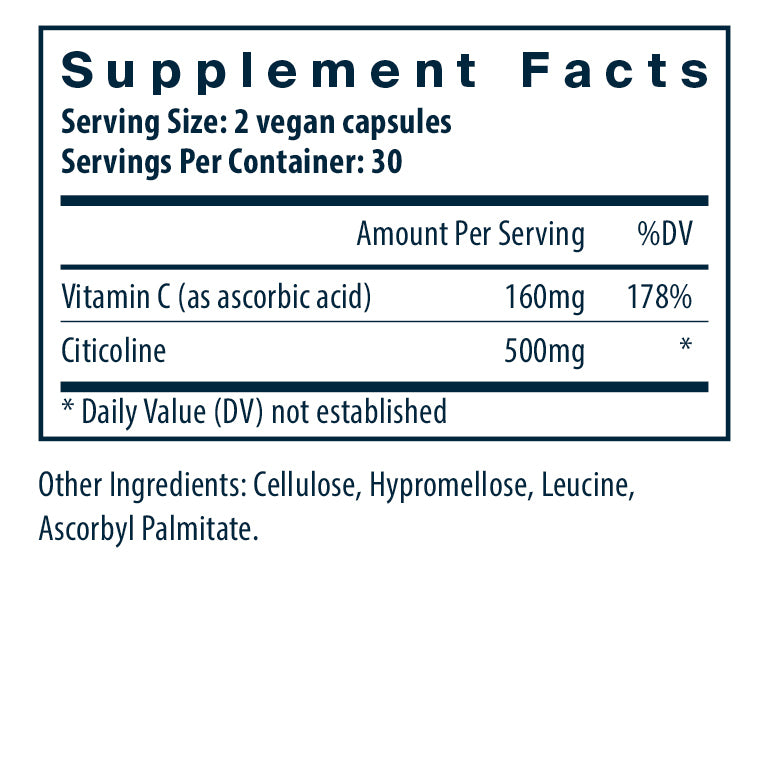 Vital Nutrients Citicoline 250mg 60vc
