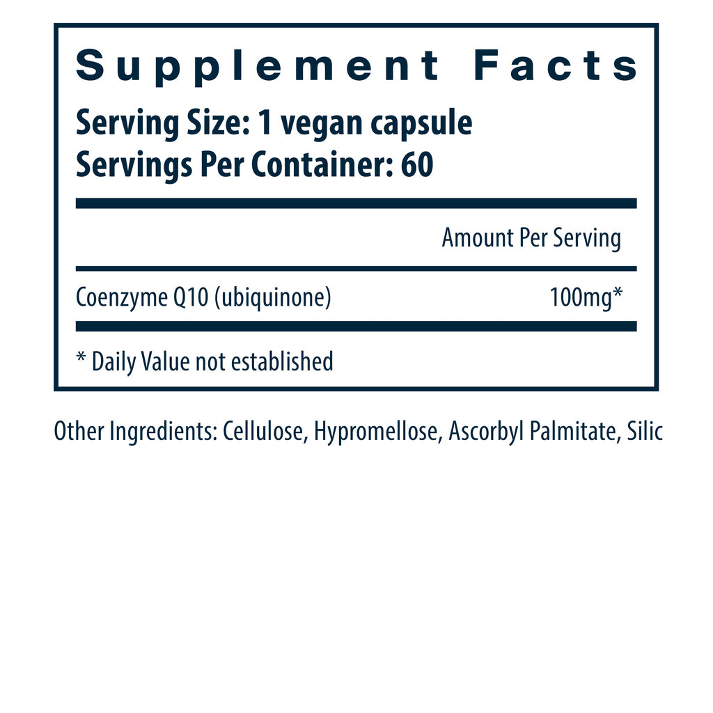 Vital Nutrients Coenzyme Q10 100mg 60vc