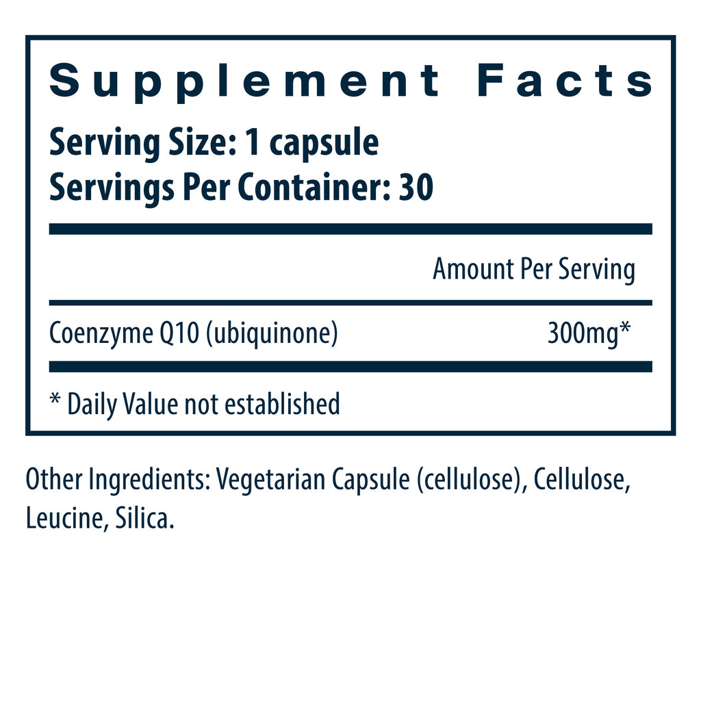 Vital Nutrients Coenzyme Q10 300mg 30vc