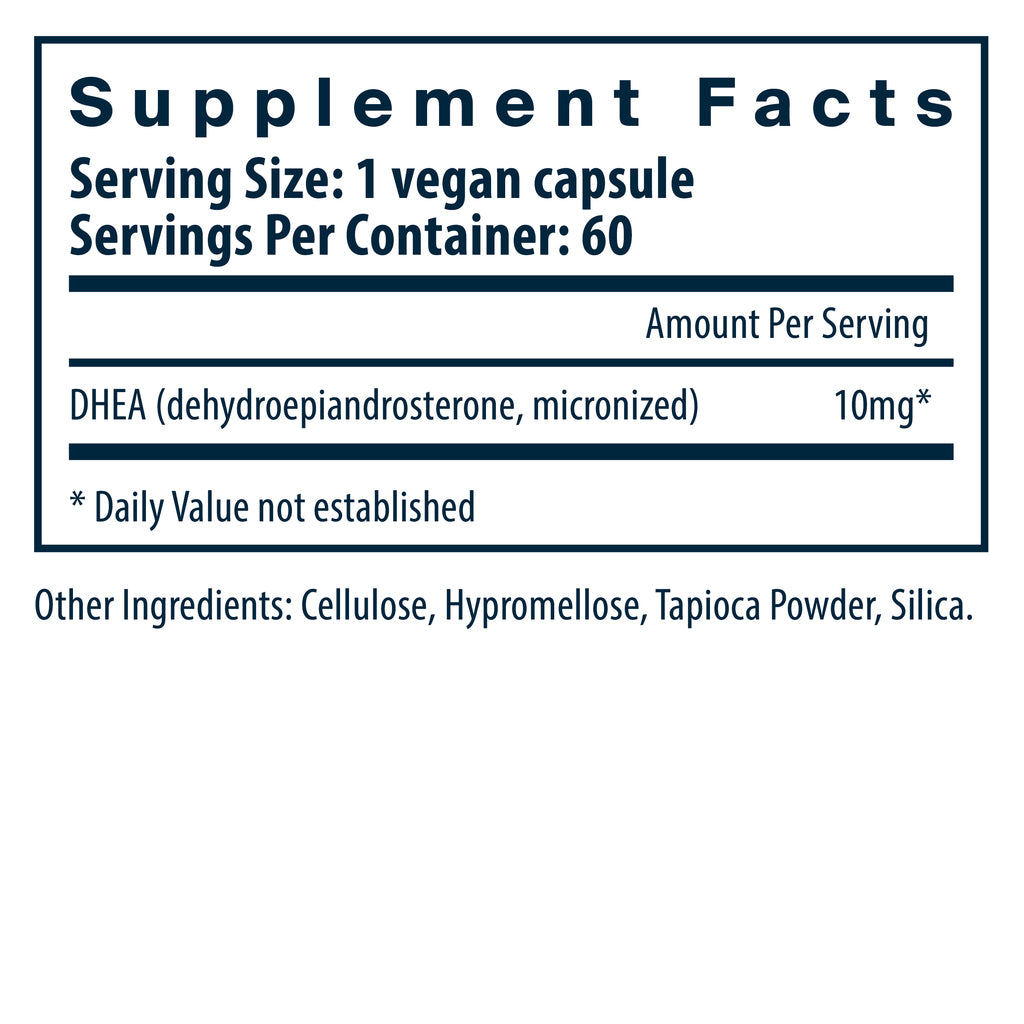 Vital Nutrients DHEA (Micronized) 10mg 60vc