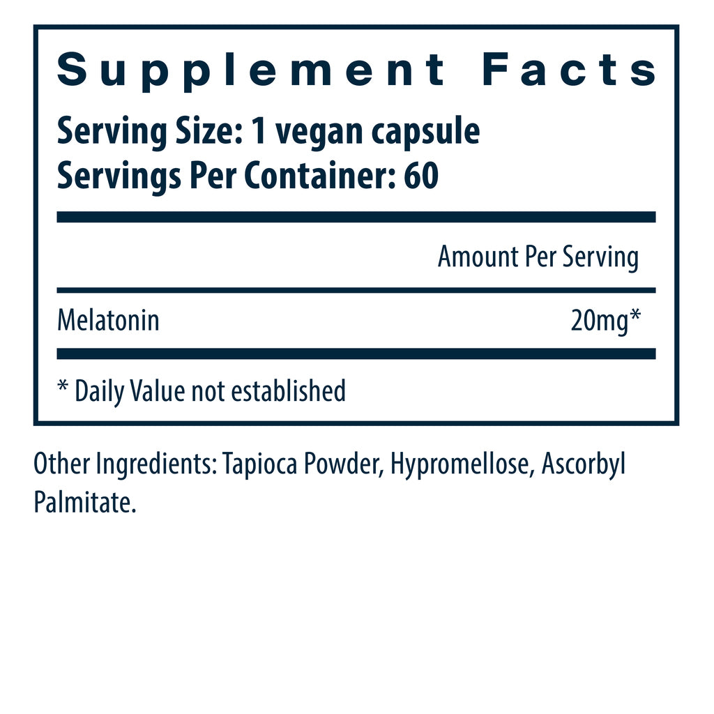 Vital Nutrients Melatonin 20mg 60vc