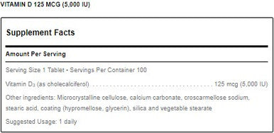 Douglas Laboratories Vitamin D 5,000 IU 100T