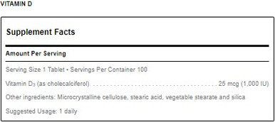 Douglas Laboratories Vitamin D 1,000 IU 100T