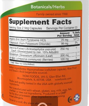 NOW Water Out Formula 100vc